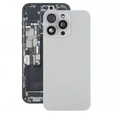 За iPhone 15 Pro Max заден капак на батерията с капак на обектива на камерата + MagSafe магнит (титан)